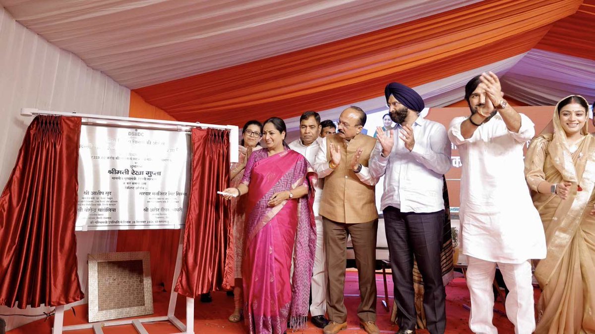 knnindia's tweet photo. Delhi CM Rekha Gupta Unveils 53 Projects Worth Rs 214 Crore for Unauthorised Colonies
#Delhi #DelhiGovernment #SevaSankalpAbhiyan #DelhiDevelopment #DelhiInfrastructure #DelhiCivicInfrastructure #UnauthorisedColonies #RoadDevelopment @gupta_rekha
https://t.co/I5Kh5FzFyR https://t.co/Z8LOwcxzIA