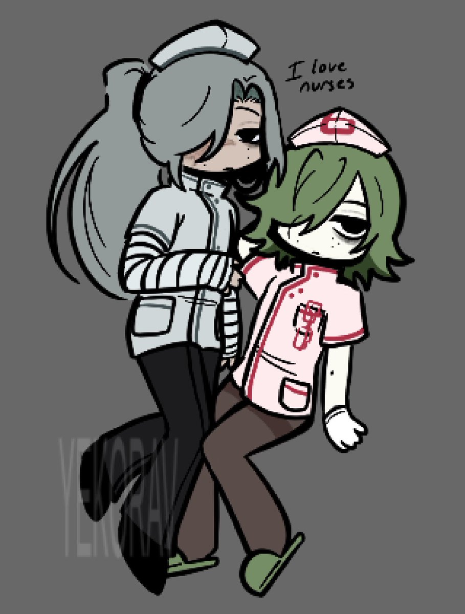 yekorav's tweet photo. ive started to really like nurses.. 
#カロガド #OC https://t.co/9hoPbySTz6