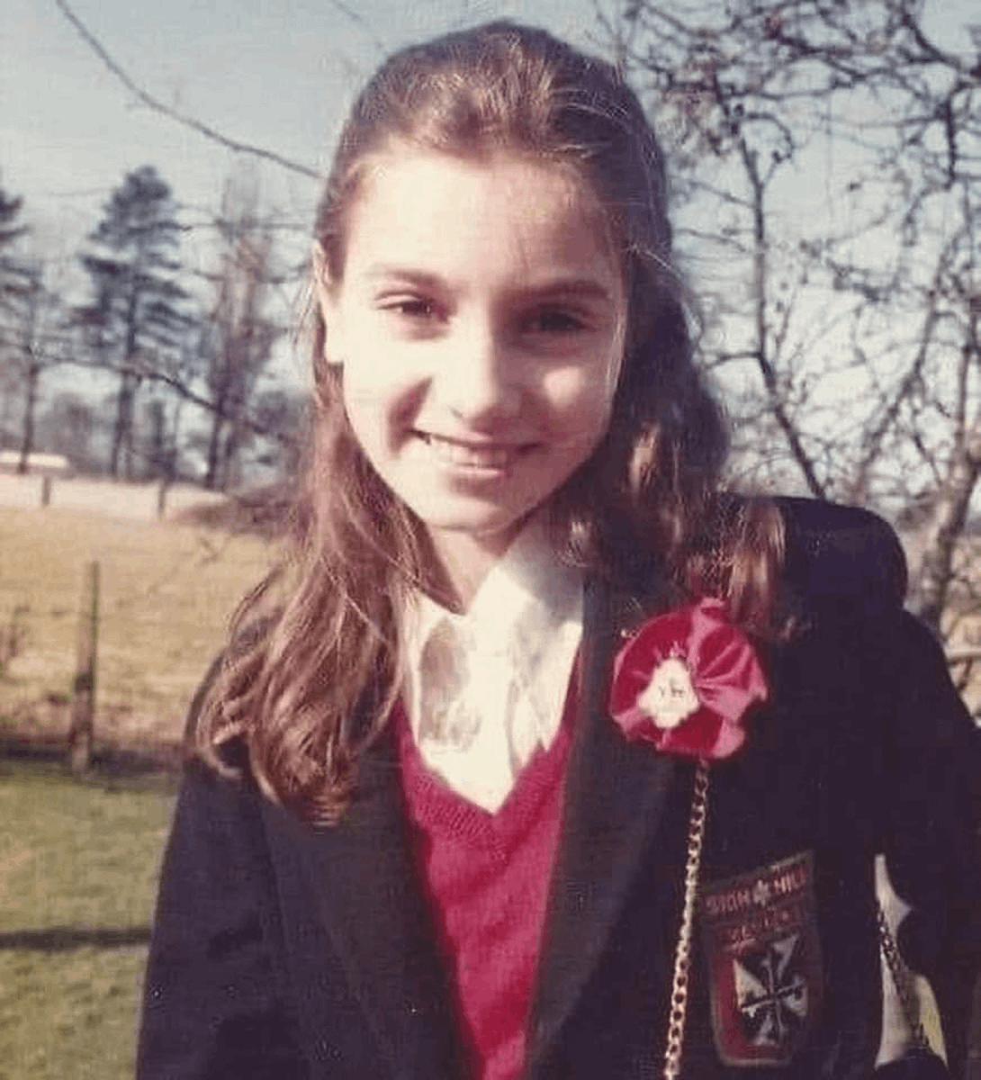 HistorylandHQ's tweet photo. Sinead O' Connor during her early school years in 1980 https://t.co/m82q7N25St