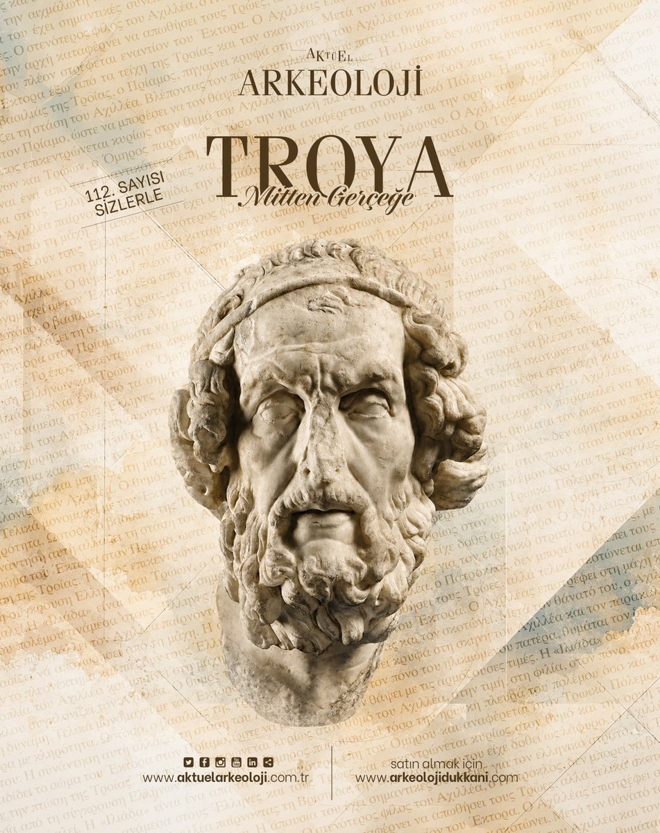 AktuelArkeoloji's tweet photo. Aktüel Arkeoloji Dergisi 112. Sayı “Troya Mitten Gerçeğe”

Bu sayımızda, Troya’yı farklı yönleriyle ele alan çalışmalar ve bu çok katmanlı kentte ortaya çıkarılan yeni buluntulardan elde edilen sonuçlarla geçmişe yeniden bakıyoruz.

➡ https://t.co/IUw71UKgrL https://t.co/YnJRNZ23oY