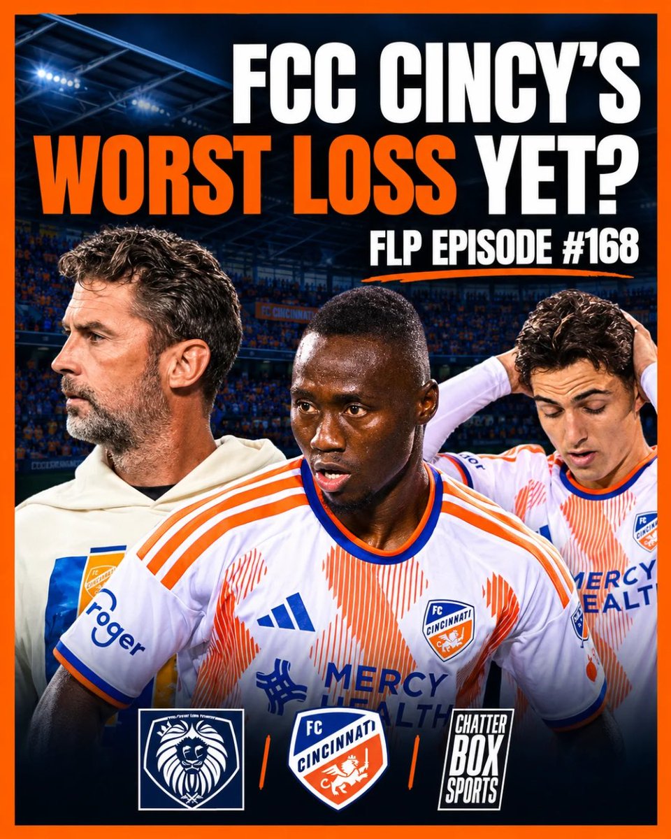 Flyinlionpod's tweet photo. 🚨Episode 168🎙️Another FC Cincinnati defensive collapse
🔶We talk on Evander’s slump & Roman’s struggles
🔷What is the identity of this team?
🔶José Martínez training with FCC
🔷Latest international updates
https://t.co/owXzuVtMcW
#fccincinnati #allforcincy https://t.co/ucYLN08O9T