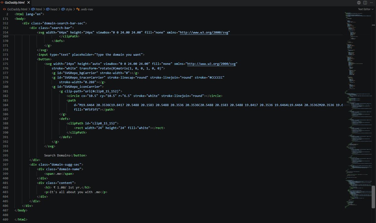 tarundivya07's tweet photo. Time to put theory into practice. Just started cloning the GoDaddy landing page from scratch to see what I've learned so far

Which website did you clone first when learning HTML/CSS? 👇

#buildinpublic #JavaFullStack https://t.co/YiLk8vJnHV