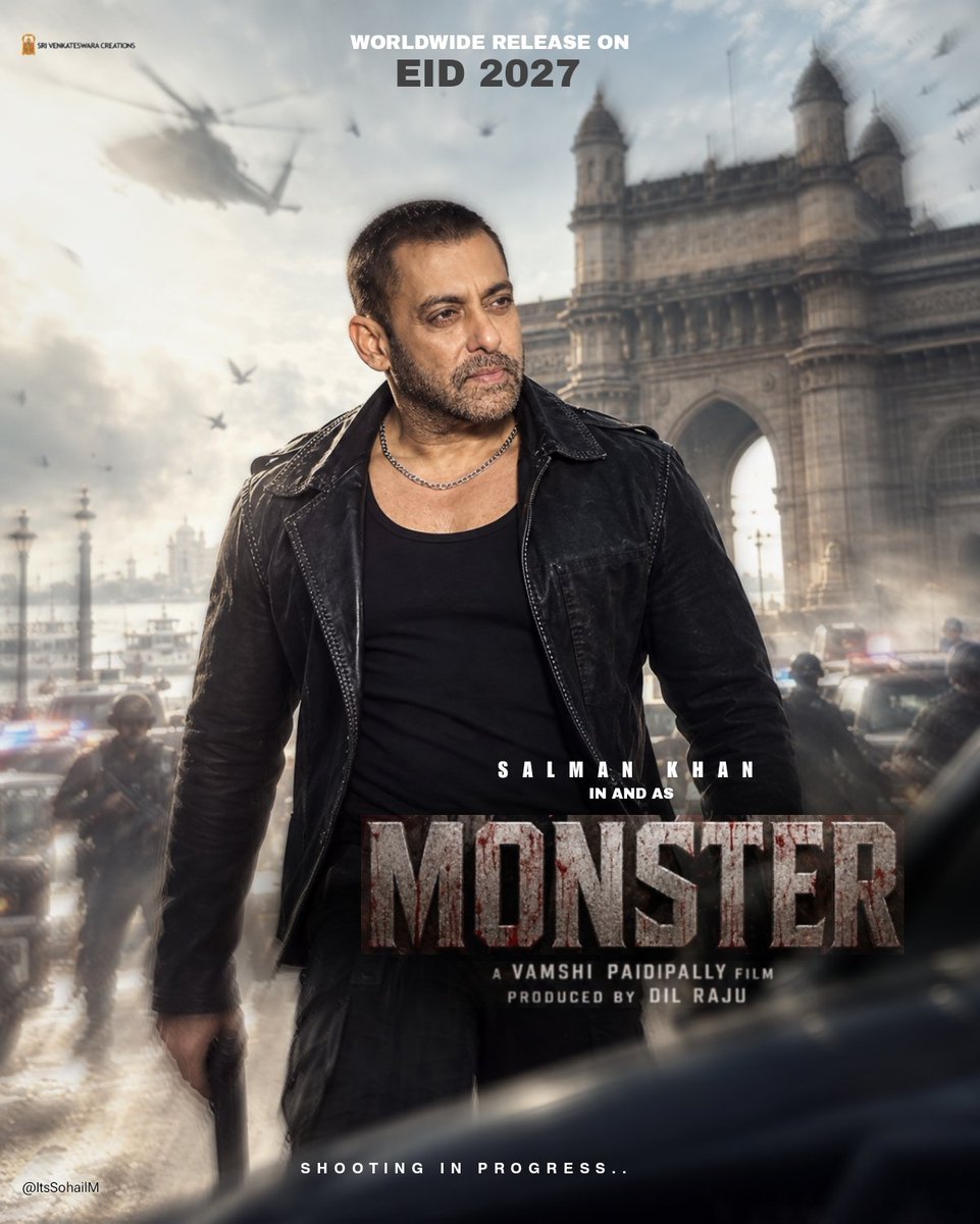 ItsSohailM's tweet photo. DONT LET HATERS FOOL YOU. ⚠️🚨

#Monster - is 💯% FRESH &amp; ORIGINAL.. no remake, adaptation or inspired by any other films.. 💥

Vamshi and Dil Raju both COOKING best for our #SalmanKhan. ❤️‍🔥🙏🏼 https://t.co/tKhHEhv4oI