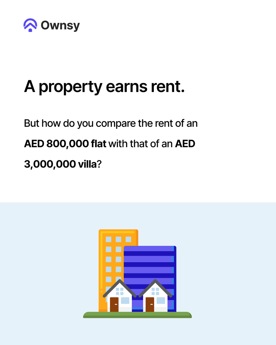 Ownsyofficial's tweet photo. 1/2 Rental yield is one of the first numbers people see when looking at property.
Here's what it measures, and what it doesn't. https://t.co/BJJSxIUGXo