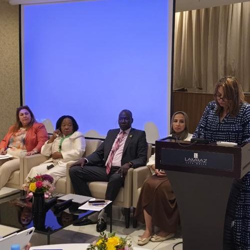 AUC_PAPS's tweet photo. Algiers, #Algeria 🇩🇿– Today, @_AUC_PAPS with AU-CTE and @GIZAfricanUnion convened a Regional Forum on the Engagement of FemWise Members in Preventing Radicalization & Violent Extremism in North Africa & the Sahel.

Opening remarks from Honourable Justice Effie Owuor (@FemWiseAfrica Co-Chair), Amb. Dr @madutdet  (Head of MDD), Ms Hassnaa Tamam (AYAP-North Africa) & Ms Salwa Makhloufi (Presidente de la Commission de Médiation du Conseil des Droits de l'Homme algérien) underscored the need for synergy between Member States, RECs, AU youth, women & civil society especially on prevention & early warning.

Purely security-driven responses are not enough: we need a holistic approach integrating economic, social & educational dimensions, with coordinated efforts from all stakeholders.

Women & youth are not just beneficiaries,  they are part of the solution. Their meaningful inclusion in this initiative is essential to building sustainable peace. 

#FemWiseAfrica #WomenPeaceSecurity 
#Youth4Peace #AU #GIZ