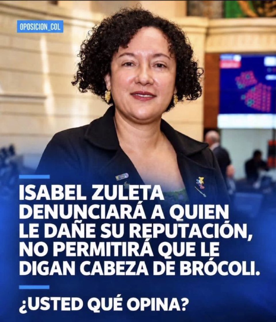 lapolitica1265's tweet photo. Hay qe respetar a la senadora zuleta https://t.co/RzyB6Hhx6P