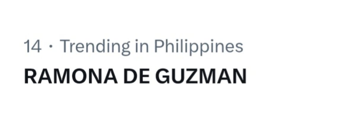 PangkatShuvee's tweet photo. RAMONA DE GUZMAN IS TRENDING!

Thank you to everyone supporting Shuvee as Ramona! Let's keep our timelines active for Queen of Cebu 👑

#ShuveeEtrata | Shuvee Etrata https://t.co/XR1aqYAsGp