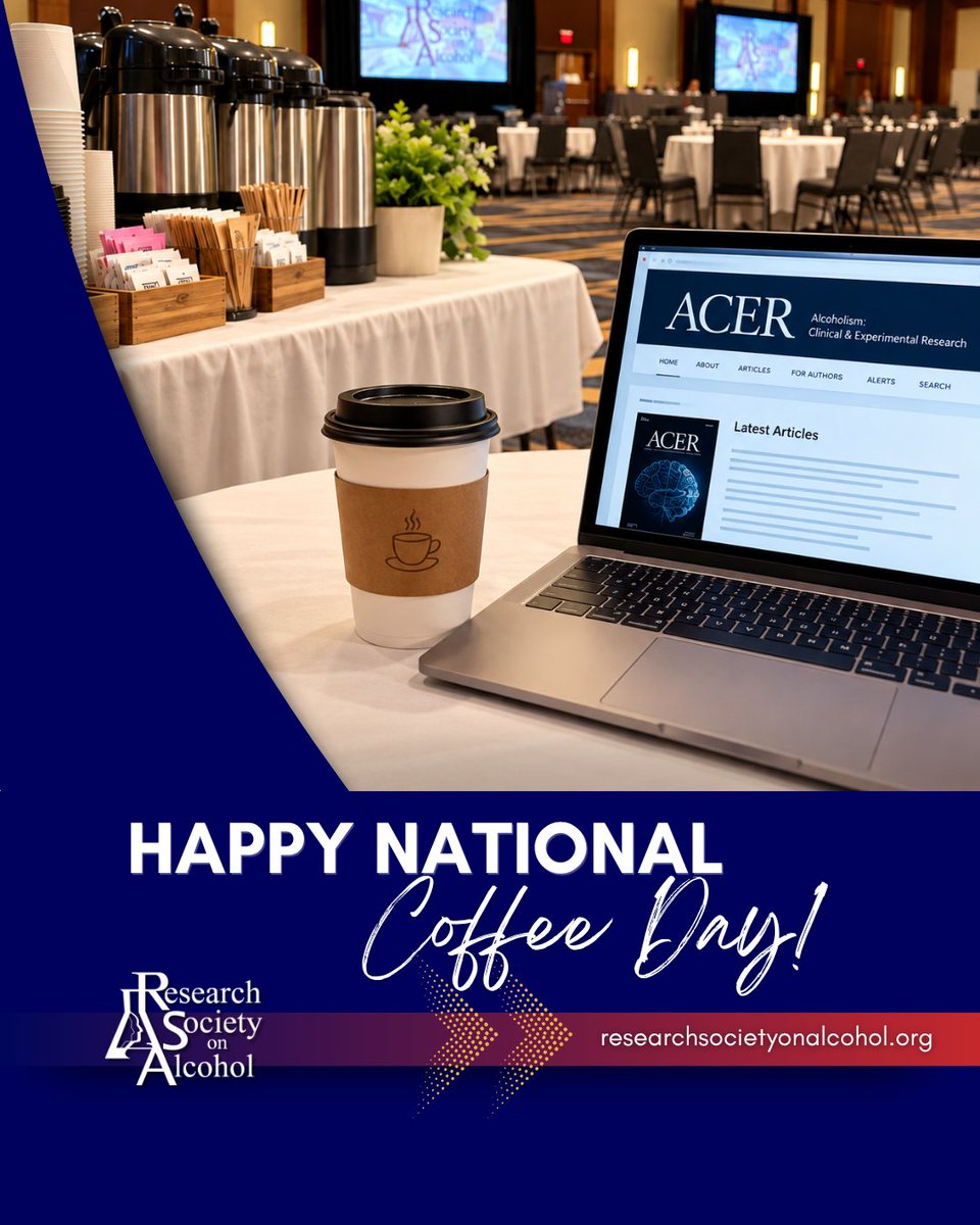 RSAposts's tweet photo. Today is national coffee day ☕️ What better way to celebrate than to grab a cup and check out new articles in ACER!

#RSACoffeeDay #RSA https://t.co/4wGzZC1Ylc
