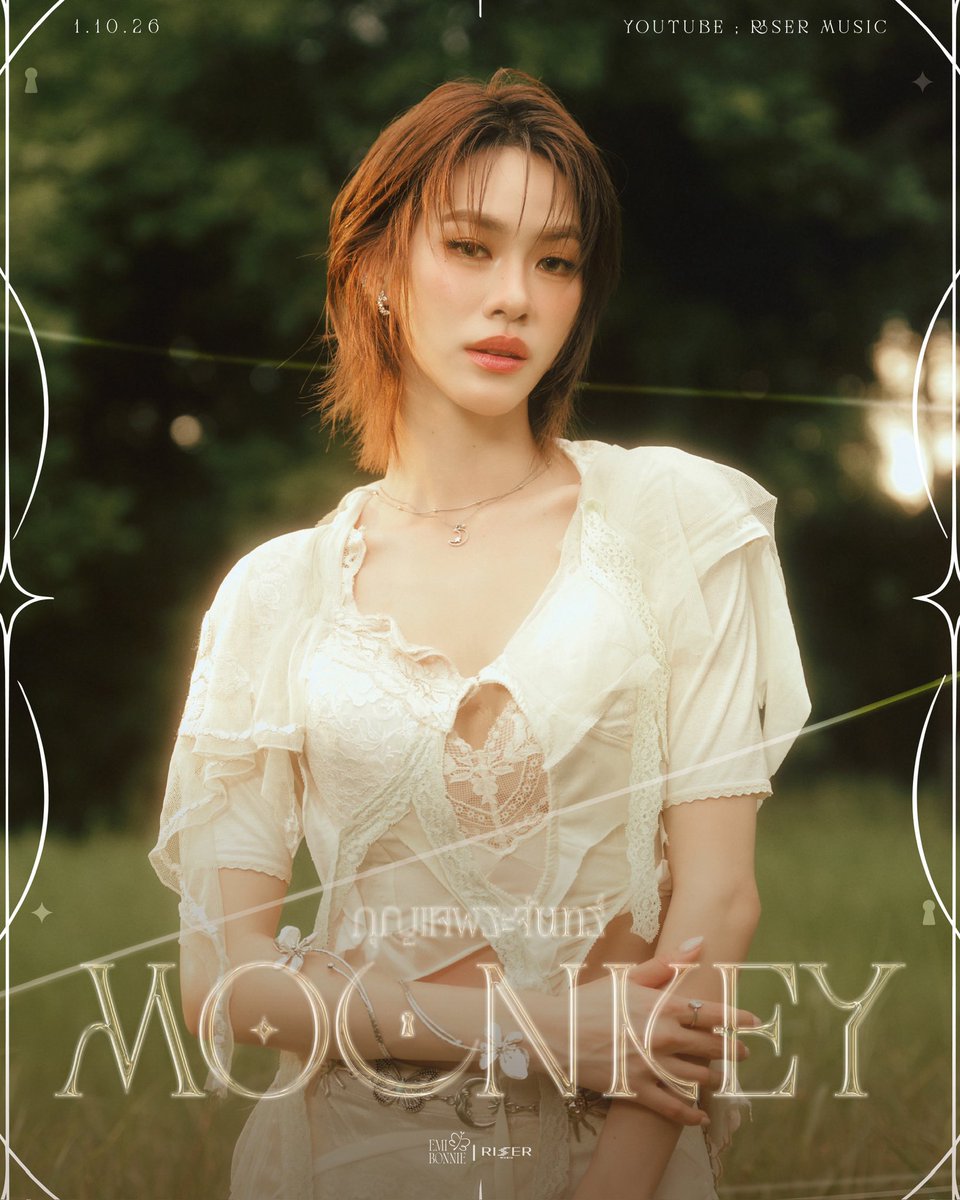 RiserMusic's tweet photo. You hold the key to my heart 🔑🤍
กุญแจพระจันทร์ (Moonkey) - EMIBONNIE 

MUSIC VIDEO RELEASE 🌙
01.10.2026

#Moonkey_EMIBONNIE 
#EMIBONNIE
#RISERMUSIC https://t.co/AtZCLFmHgm