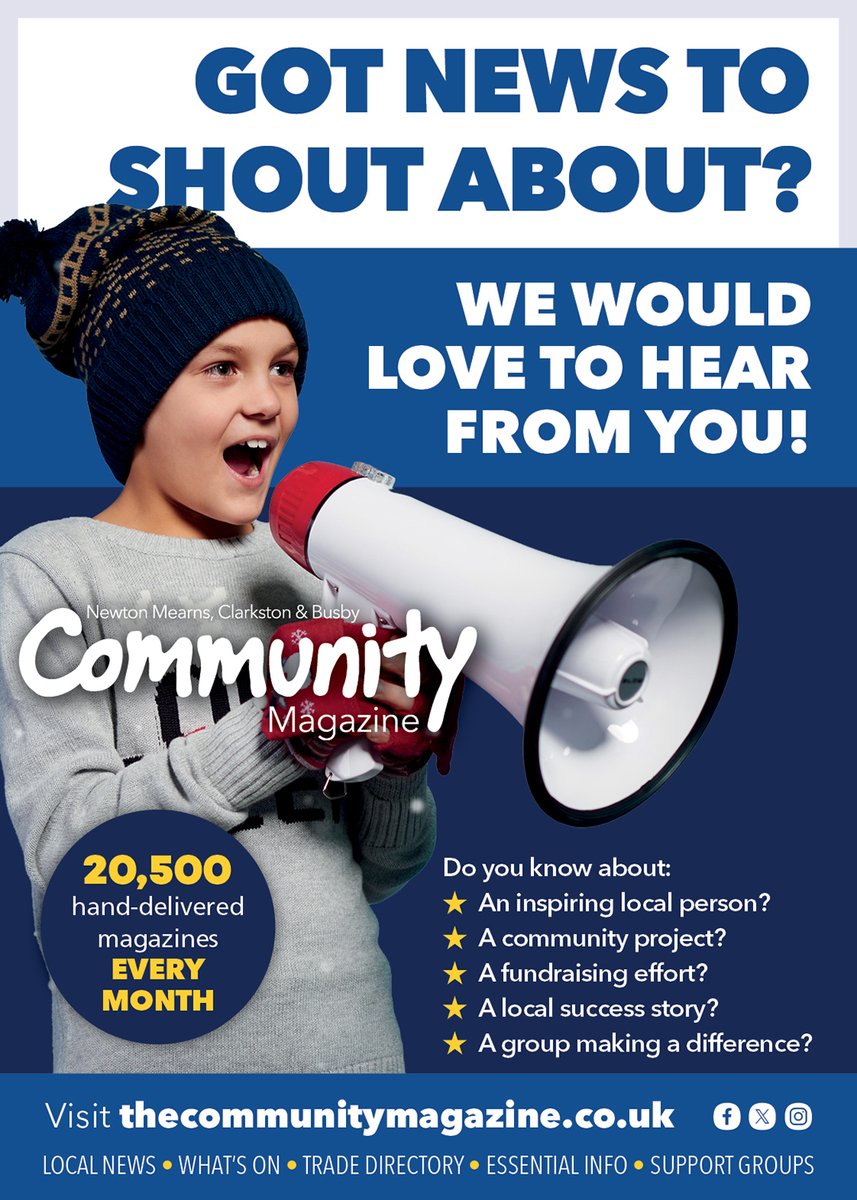 CommunityMagNMC's tweet photo. Share your News! If you're involved in charity fundraising, helping your local community, hosting an event or have a good news story, we'd love to hear about it and so would our readers. For our November issue please submit before Monday 5th October at: https://t.co/cMc5cwyzxj https://t.co/kiWRvGtbrp