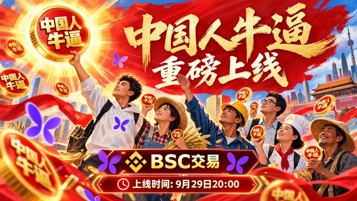 MURCATi's tweet photo. $中国人牛逼 已正式上线 Flap 平台！🔥
继「中国人能飞」之后，第二个加密叙事正式登场。
CA:
0xD6F7d9ba960E83b8fb636b776439C0C8D4697777

转发点赞，评论区留下bsc地址，检查钱包👛！
100000枚代币空投，中国人牛逼，让世界震动！

Telegram 社区：https://t.co/ZosCTA1dNH https://t.co/outjUU7HTU