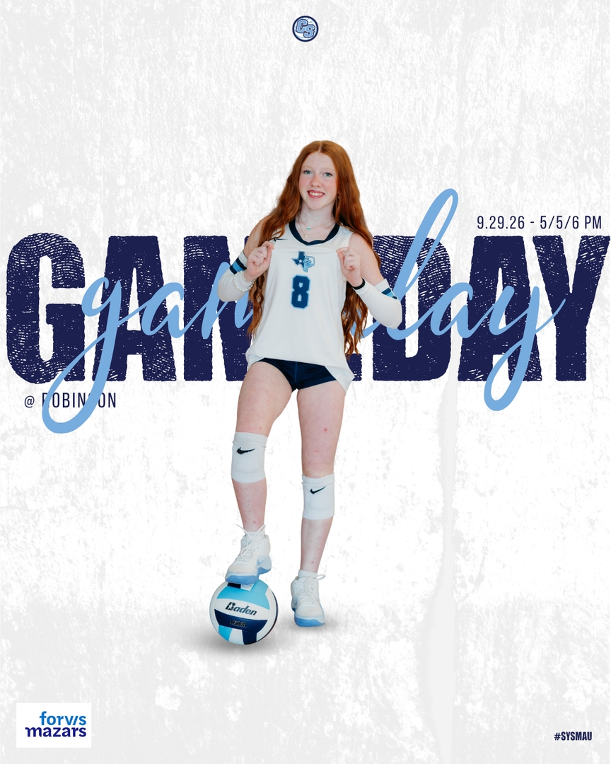 ChinaSpringVB's tweet photo. It's GAMEDAY, y'all! We are on the road at Robinson tonight. Make the short drive over to cheer your Cougs on! #SYSMAU https://t.co/jVk9lRvvD0