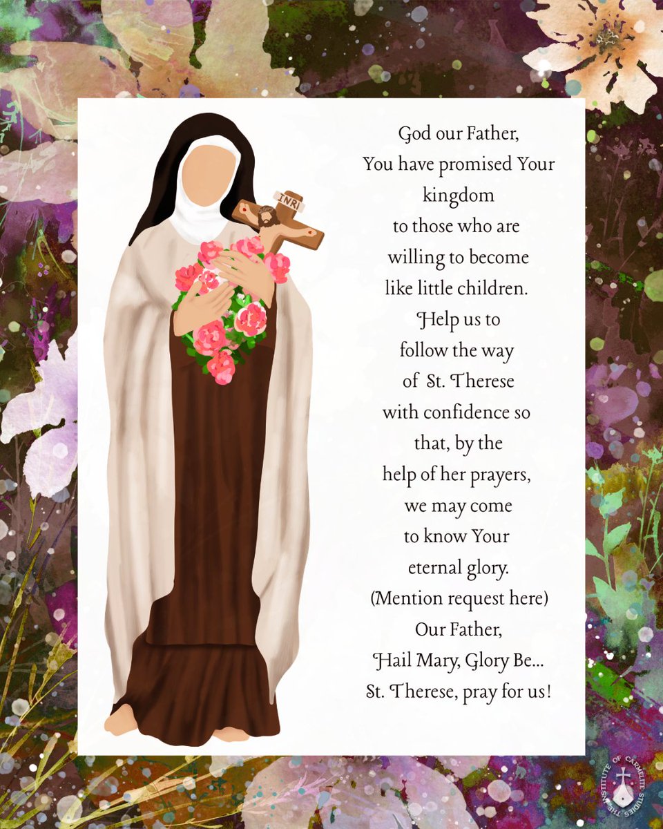 ICSPublications's tweet photo. Day 8 - Today we pray for the whole world, and that Carmel may be a witness to peace and the Presence of God dwelling in every soul. https://t.co/uzaz5BDzPJ