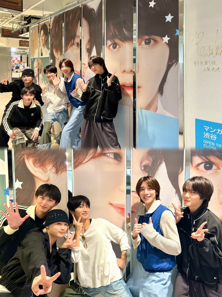 manga10_torico's tweet photo. 🏫ドラマ「陽キャ集団にいる芹沢は、 俺の前だと様子がおかしい」ポップアップストア📖🖊️ at #マンガ展渋谷
https://t.co/XUYkFlYdOD

　 🩵渋谷会期満了🩵
୨୧    ︶︶    ⊹    ︶︶     ୨୧

#陽キャ集団 POPUP
渋谷会場はお楽しみいただけましたか☺️❔

たくさんのご来場ありがとうございました🫶🏻✨

次回！大阪【#マンガ展天王寺】での開催は
10/21(水)からとなります🗓️📢
こちらもお楽しみに🎶

#小泉光咲(#原因は自分にある。) #四坂亮翔
#木村魁希 #田中笑太郎(#DXTEEN) #葉山侑樹
