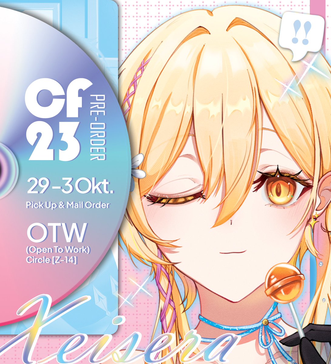 xeisera_'s tweet photo. [🤍+🔁 is much appreciated!]
My #CF23 PO is finally 𝗢𝗣𝗘𝗡!

Pick up &amp; Mail Order
📍Both days, OTW (Open To Work) @ Z-14
📅29 Sep - 3 Oct. 2026
🔗 PO form below

❖ Genshin Impact, Arknights: Endfield
(chilumi, sandbina, ardaminA)
#cf23catalogue #comifuro23 https://t.co/0czXBtusbD