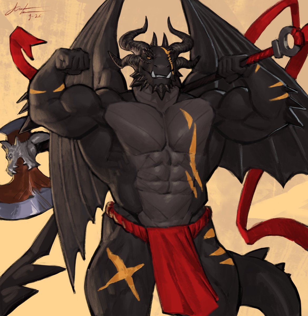 alexxxnttt's tweet photo. Vaghar flexing for Biceptember💪
Vaghar belongs to @Baradragonborn 💜 https://t.co/t2R6A2OEcf