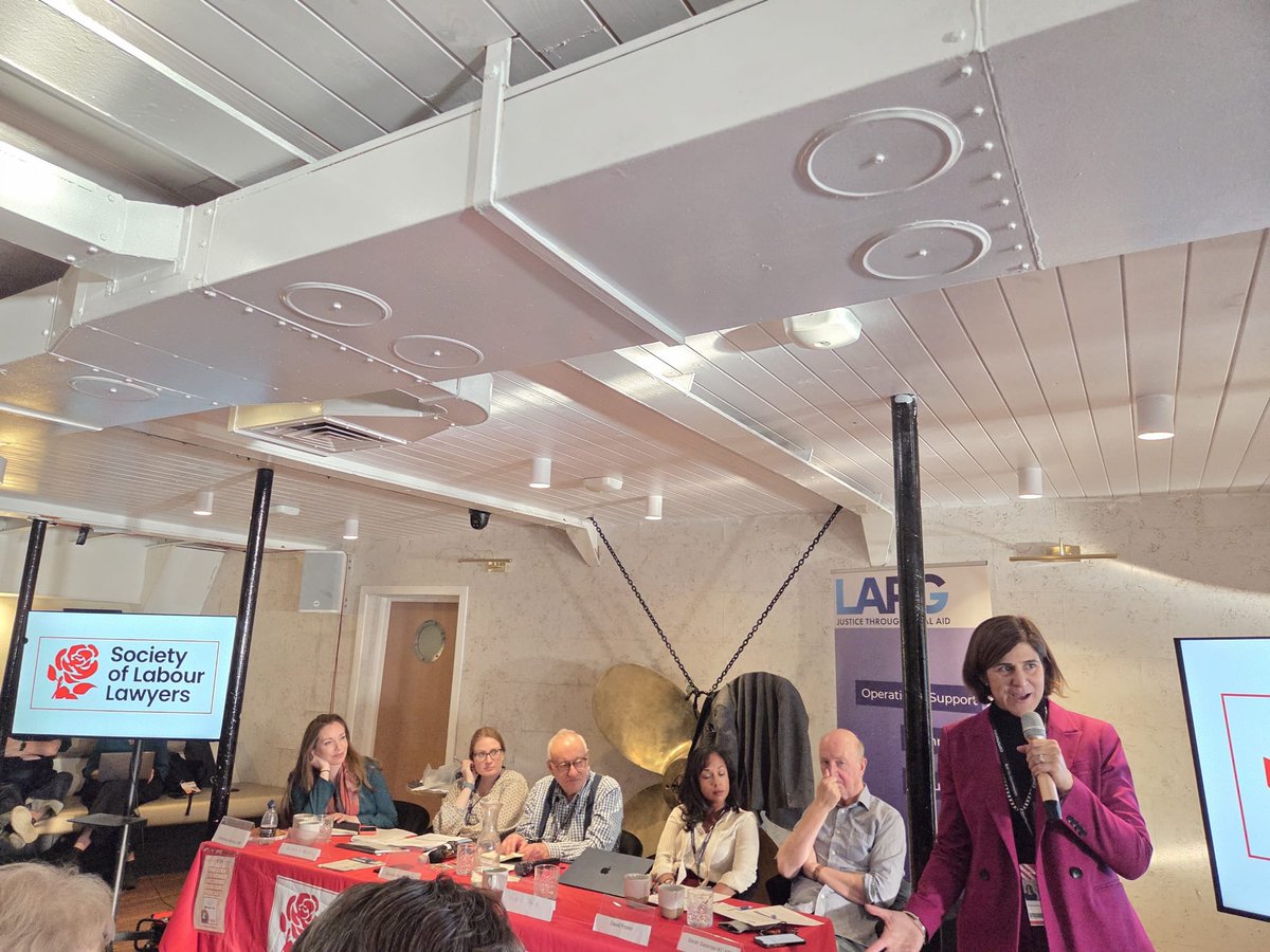 AdviceUK's tweet photo. AdviceUK Policy and Public Affairs Officer Willem van de Ven asked a panel of legal aid experts at Labour Party Conference, including the Minister for Courts and Legal Services and the Chair of the Justice Select Committee, Catherine Atkinson MP, what steps can be taken to address the crisis in the advice sector workforce. 

Atkinson expressed interest in a government-led National Advice Workforce Strategy. 

AdviceUK will continue to campaign for measures to improve the sustainability of the advice workforce.

Join our #AdviceSaves campaign during #AdviceWeek (19-23 October) to help us amplify the impact of advice services and call for the support the sector needs: https://t.co/lU8cd3mTbv