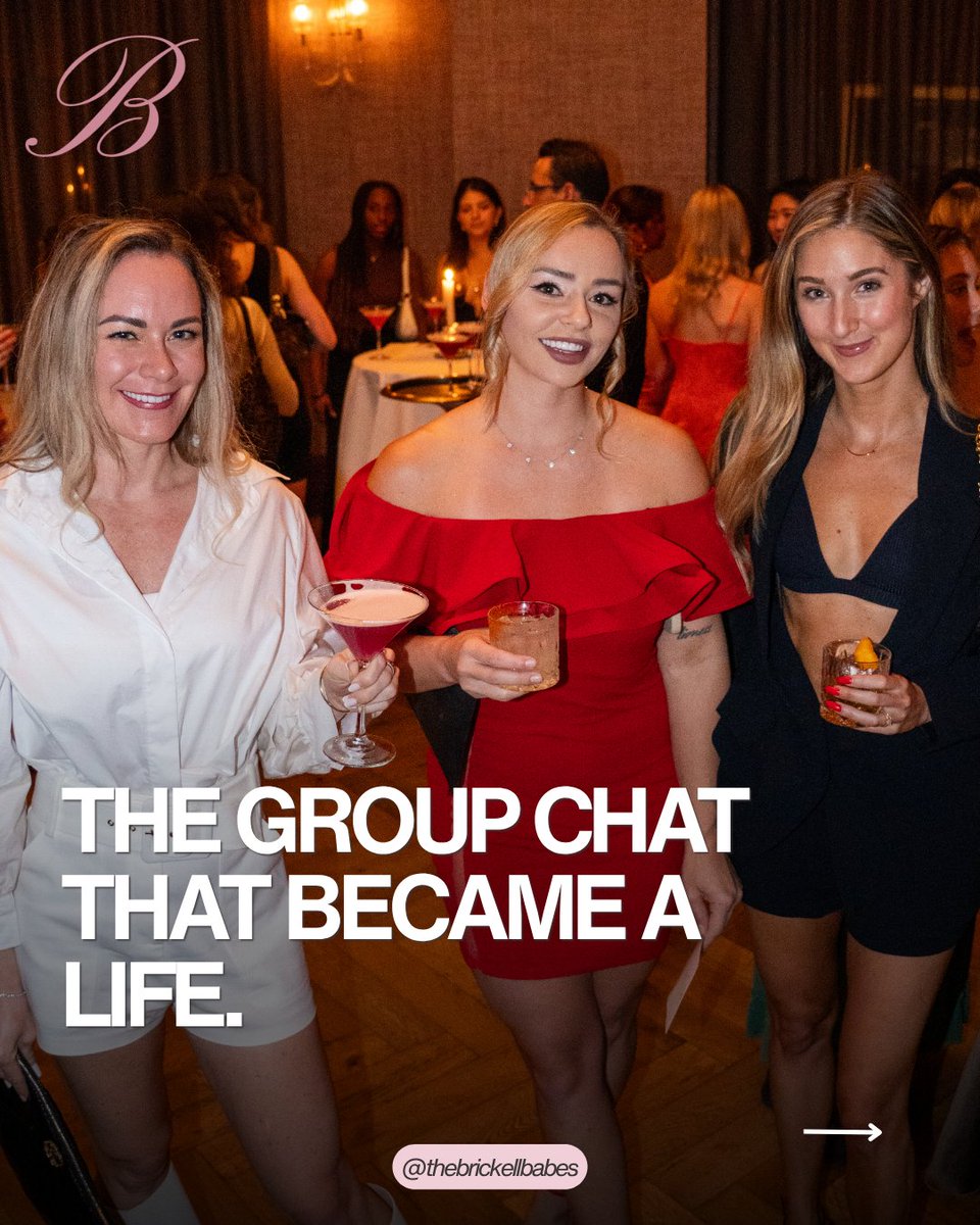 thebrickellbabe's tweet photo. Every good thing here started the same way,  someone said "come with us" and it turned into a whole life. Link in bio.
#BrickellBabes https://t.co/3rAfkaINjD