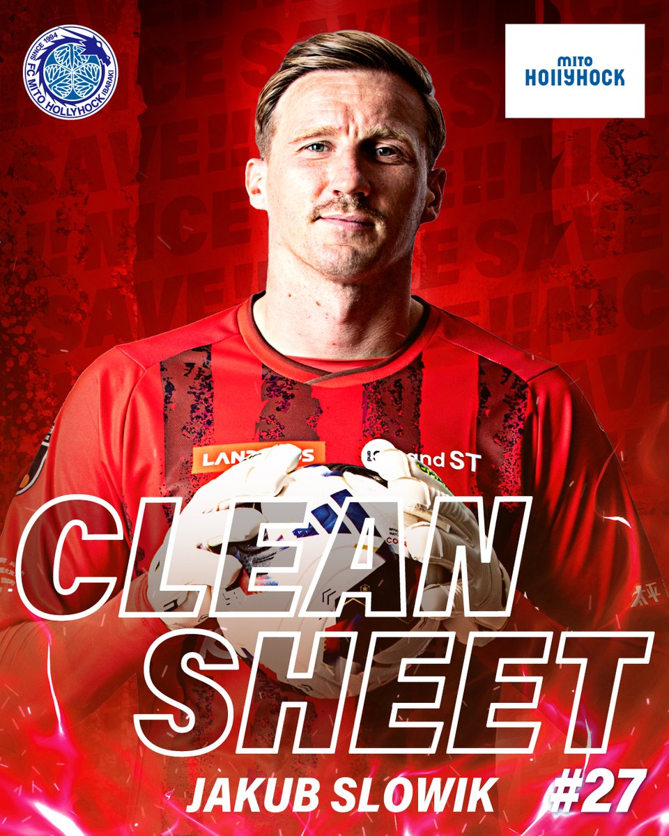 hollyhock_staff's tweet photo. 🐲２０２６／２７Ｊリーグ ヤマザキビスケット ルヴァンカップ 2回戦 🐲
 
🙌 CLEAN SHEET 🙌
Today's GK #ヤクブスウォビィク ‼️
守り抜き、勝利を水戸へ。
 
次はリーグ戦での戦い🔥➡ #1011清水戦
ホームゲーム10月11日(日) 清水エスパルス戦
特設ページ…https://t.co/nuVFarPKbi
 
🆚#福島ユナイテッドFC
#0929福島戦 #水戸ホーリーホック