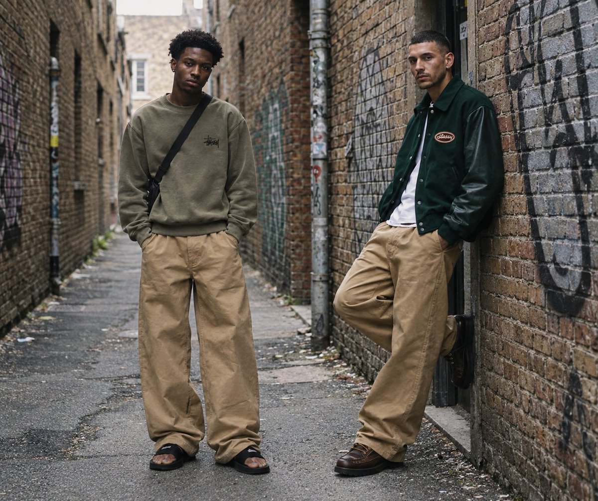 stussypoland's tweet photo. Bluza Stussy Basic Crew Oliwkowa to klasyczny wybór do codziennych stylizacji streetwear. Sprawdź oliwkowy kolor, luźny krój i ponadczasowy styl Stussy.
#Stussy #StussyPolska #BluzaStussy #StussyBasic #Streetwear #ModaStreetwear https://t.co/Yp1zoa8K5n