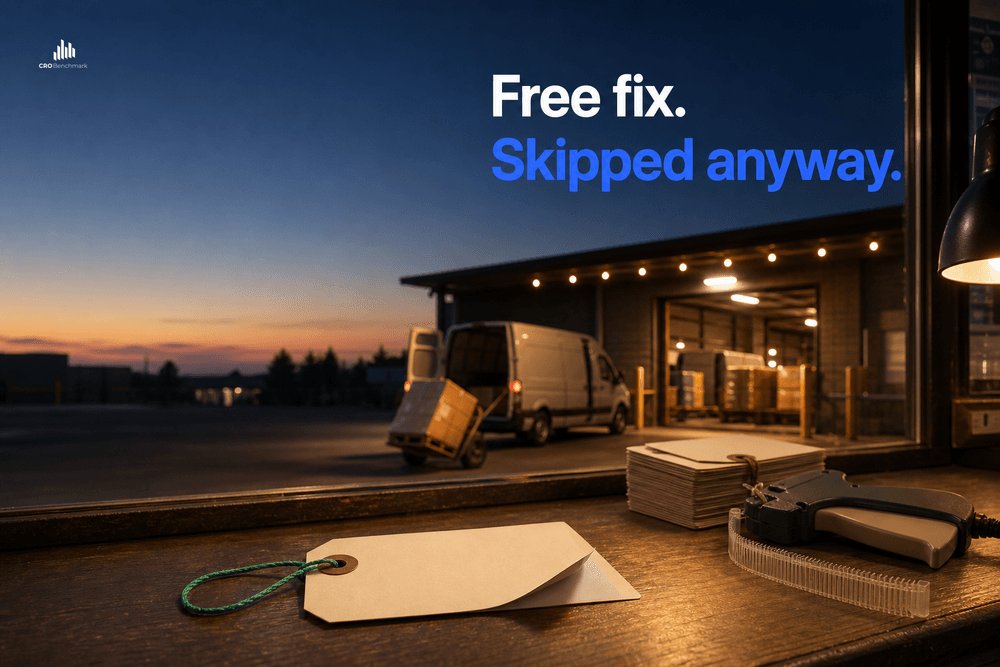Omniconvert's tweet photo. Your two cheapest conversion levers cost nothing to build: hidden costs revealed late, and one unneeded form field. Most teams fix speed and discounts first because those look like work. Nexus ranks levers by True Profit, not effort. https://t.co/YXORwKN0KS