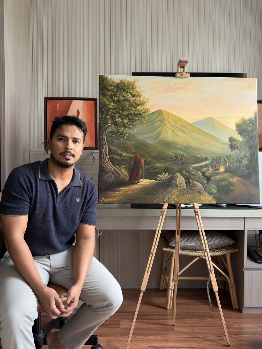 mentelpol's tweet photo. no AI was used in the creation of this painting. introducing my new work…

“𝐓𝐡𝐞 𝐕𝐞𝐬𝐭𝐢𝐠𝐞”

100 x 80cm, oil on canvas. https://t.co/3HSt68En81