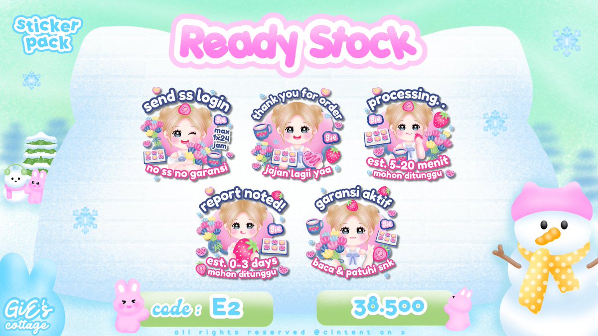 clntent's tweet photo. help repost please? thanku ♡

aloo GIE bawa READY STOCK stiker pack dan layout chibi laagii

❄️ sticker pack free retext all
❄️ layout bisa ditake terpisah / bundle spesial (x dan wabis)
❄️ pricey &amp; kode tertera di pic 🫶🏻
❄️ jemput wajib sebut kode yaa😼

marii habiskaaann >< 💬 https://t.co/HwUrINGjPH