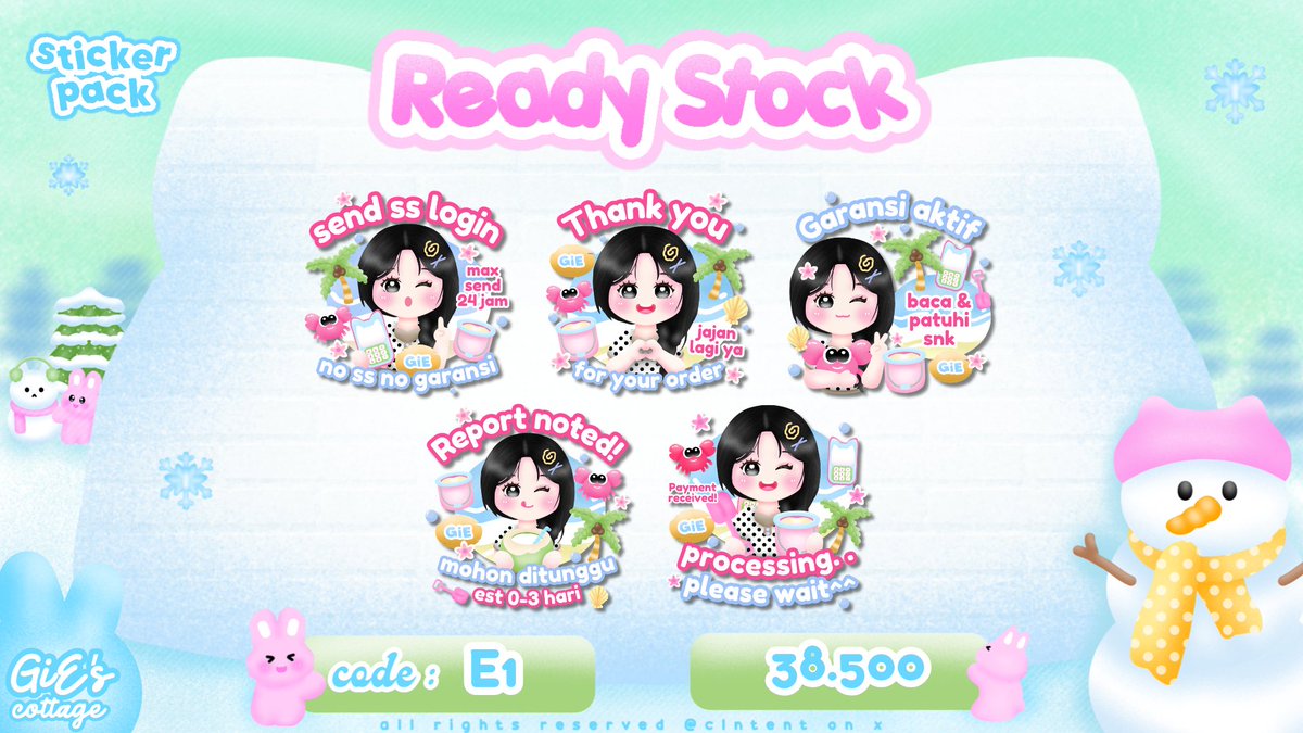clntent's tweet photo. help repost please? thanku ♡

aloo GIE bawa READY STOCK stiker pack dan layout chibi laagii

❄️ sticker pack free retext all
❄️ layout bisa ditake terpisah / bundle spesial (x dan wabis)
❄️ pricey &amp; kode tertera di pic 🫶🏻
❄️ jemput wajib sebut kode yaa😼

marii habiskaaann >< 💬 https://t.co/HwUrINGjPH