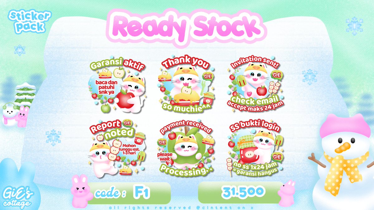 clntent's tweet photo. help repost please? thanku ♡

aloo GIE bawa READY STOCK stiker pack dan layout chibi laagii

❄️ sticker pack free retext all
❄️ layout bisa ditake terpisah / bundle spesial (x dan wabis)
❄️ pricey &amp; kode tertera di pic 🫶🏻
❄️ jemput wajib sebut kode yaa😼

marii habiskaaann >< 💬 https://t.co/HwUrINGjPH