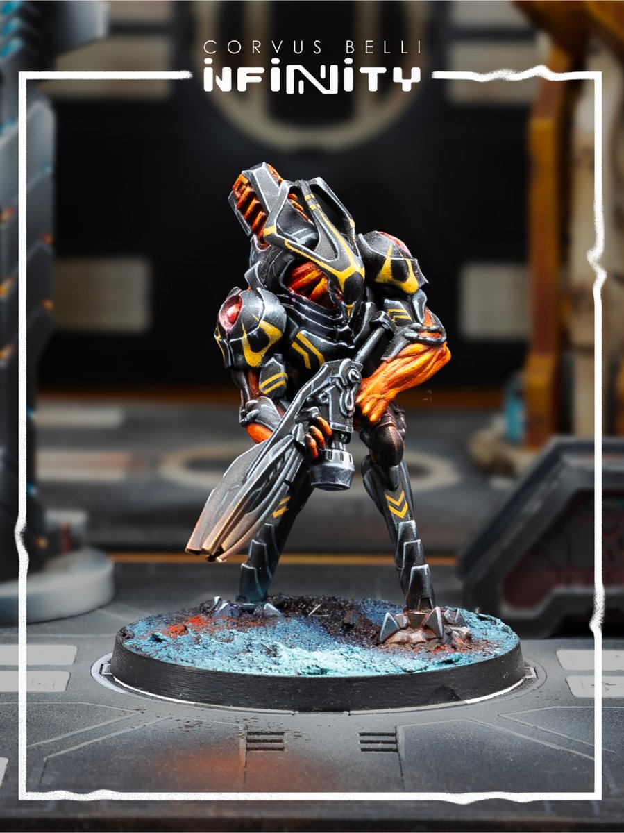 InfinityTheGame's tweet photo. Meet the Combined Army hero, the Charontids! 💥 This incredibly tough Heavy Infantry is the perfect upgrade for your army.

Available now on our online store or at your local games shop!

https://t.co/hBaaTYzAur https://t.co/qNYUJ9wOkX