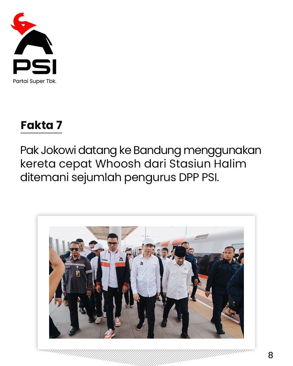 psi_id's tweet photo. Pada momen Rakorda DPD PSI Kota Bandung, beliau menunjukkan Kartu Tanda Anggota (KTA) PSI-nya di depan ribuan kader PSI🐘

Fakta menariknya, ternyata Pak Jokowi sudah terdaftar resmi sebagai anggota PSI sejak 14 Oktober 2025, yang artinya sudah hampir genap satu tahun berjalan👏 https://t.co/0FHFHybk1U