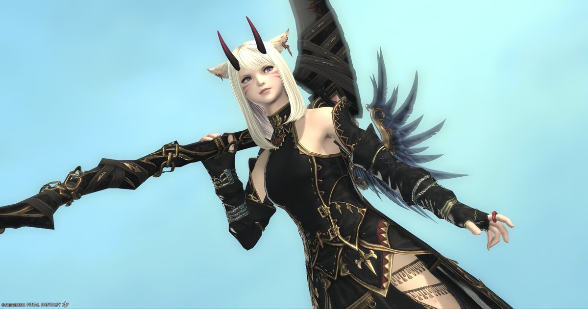 Harucham_ff14's tweet photo. 格好いい感じのミラプリもすきです·͜· ︎︎ᰔᩚ
#ミラプリ #ミコッテ https://t.co/pF4evDkf3D