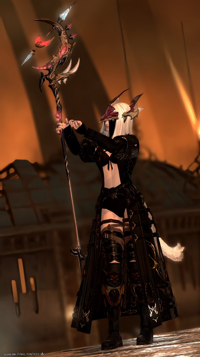 Harucham_ff14's tweet photo. 格好いい感じのミラプリもすきです·͜· ︎︎ᰔᩚ
#ミラプリ #ミコッテ https://t.co/pF4evDkf3D