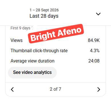 BrightAfeno's tweet photo. Faceless YouTube, my arssss…
I’m done!

I just started learning YouTube automation…
Learning, testing , and building stuff inside IDEs almost at zero cost.

Let’s see how YouTube automation goes… https://t.co/0BUogCRSne