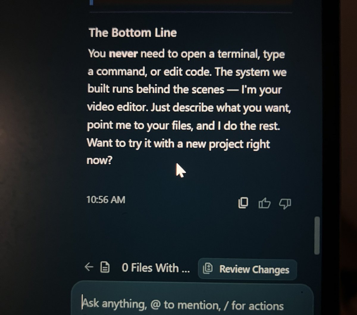 BrightAfeno's tweet photo. Faceless YouTube, my arssss…
I’m done!

I just started learning YouTube automation…
Learning, testing , and building stuff inside IDEs almost at zero cost.

Let’s see how YouTube automation goes… https://t.co/0BUogCRSne
