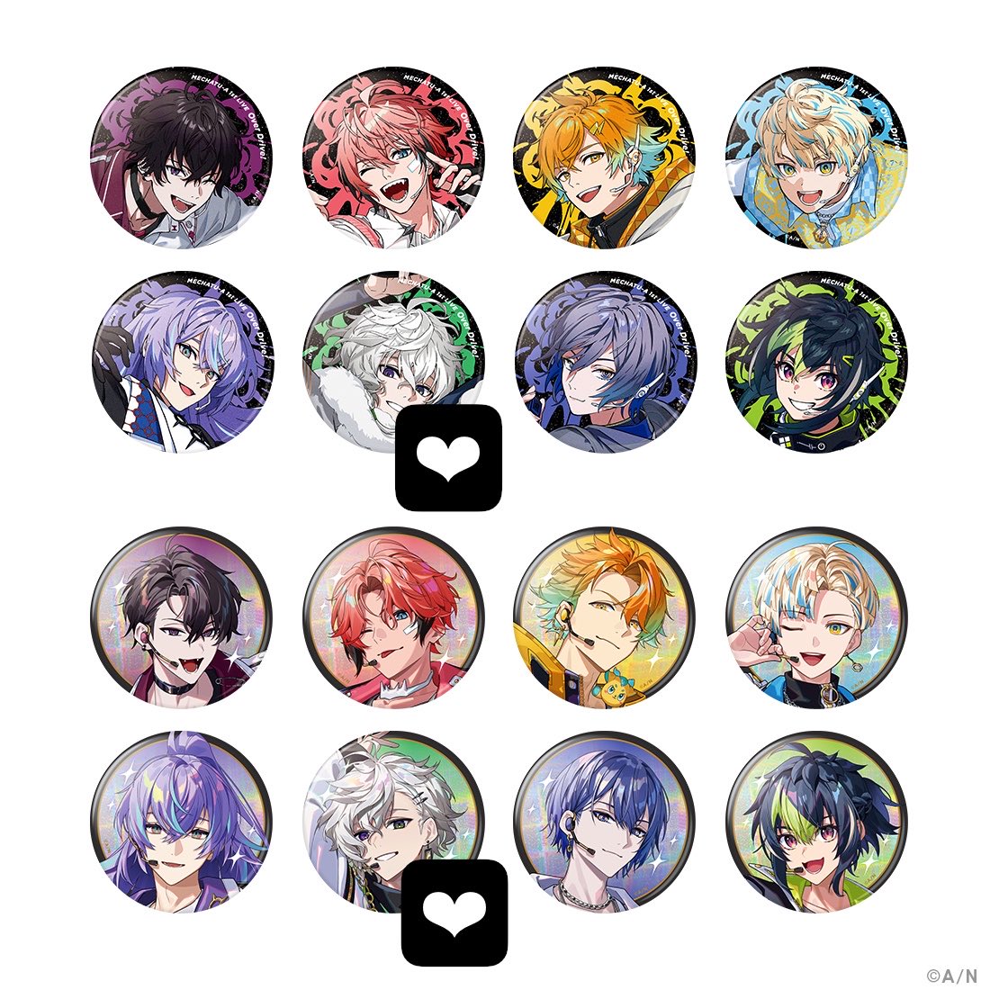 mimi79797979's tweet photo. 【交換】にじさんじ MECHATU-A 缶バッジ
 1st LIVE Over Drive！
【譲】画像1枚目　
【求】画像2枚目❤︎
郵送もしくは都内手渡し
まとめての方優先 https://t.co/oVaAIr0jhw