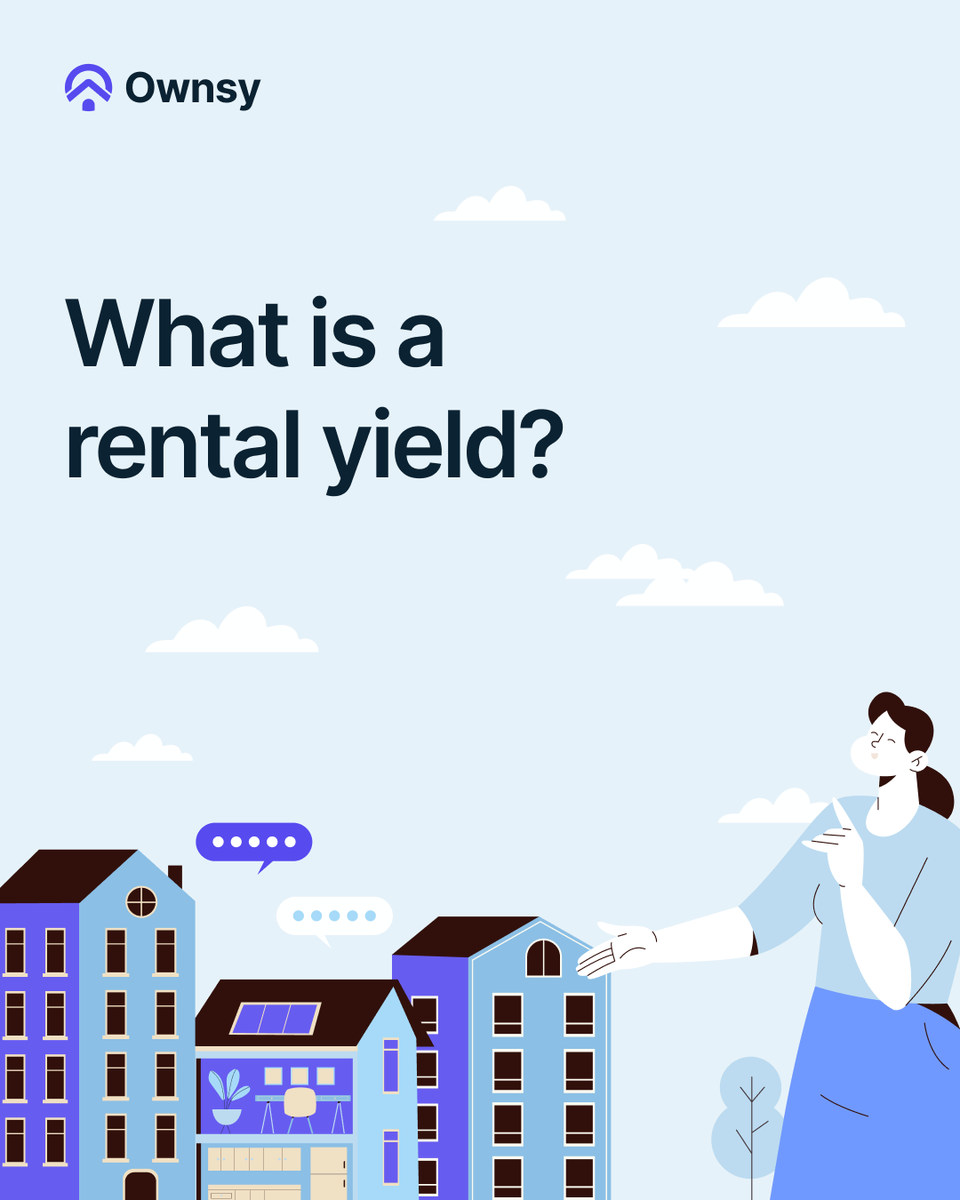 Ownsyofficial's tweet photo. 1/2 Rental yield is one of the first numbers people see when looking at property.
Here's what it measures, and what it doesn't. https://t.co/BJJSxIUGXo