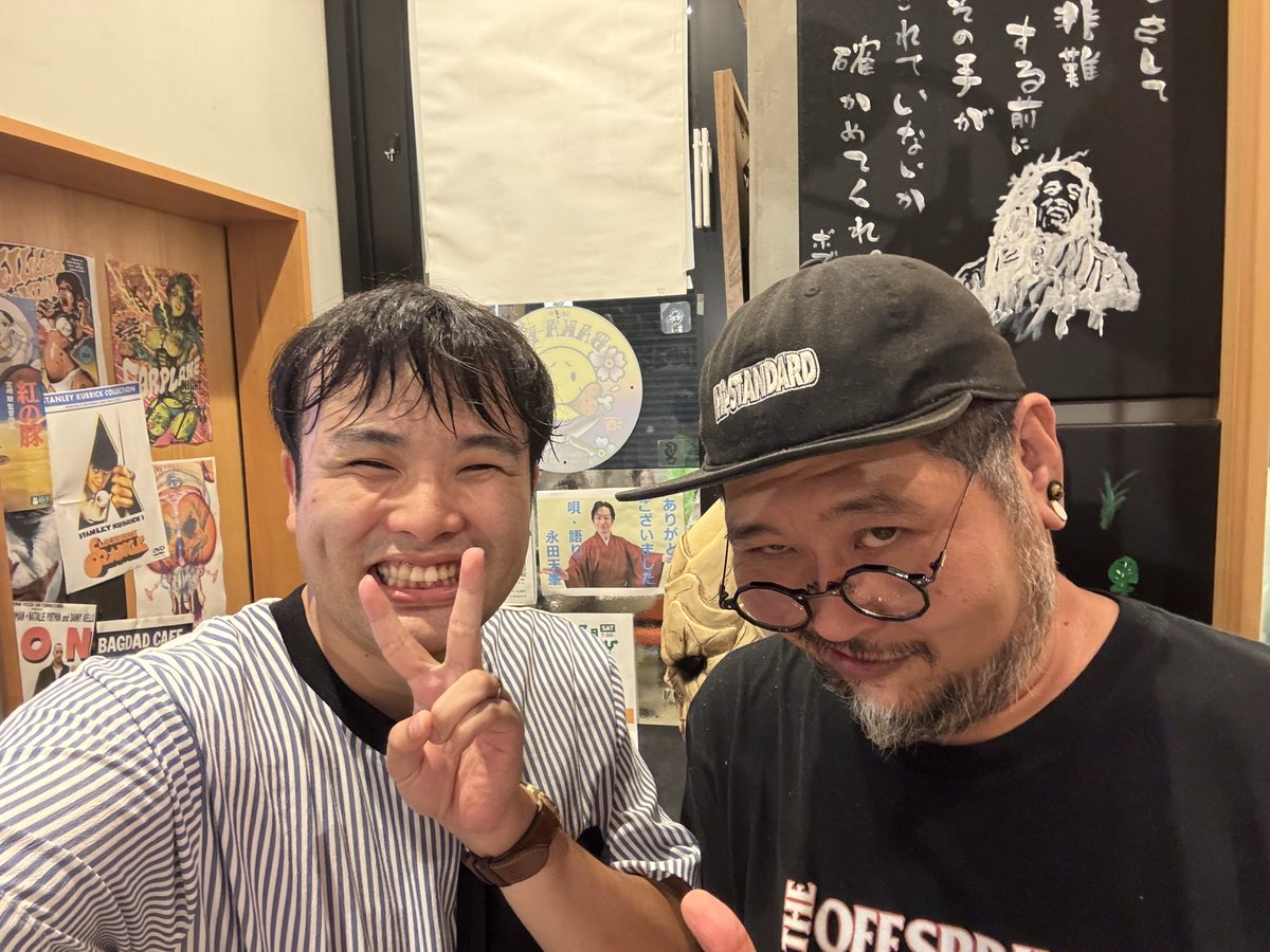 Raoki_ryu's tweet photo. #フットーク
聞いてましたよ。笑
静岡最後の麺は漬けナポでした。
チーズのわらび餅も食べて、最後の晩餐でした！
元さんありがとう！
笑顔チャーミング。笑 https://t.co/ZgbGfjEeE1