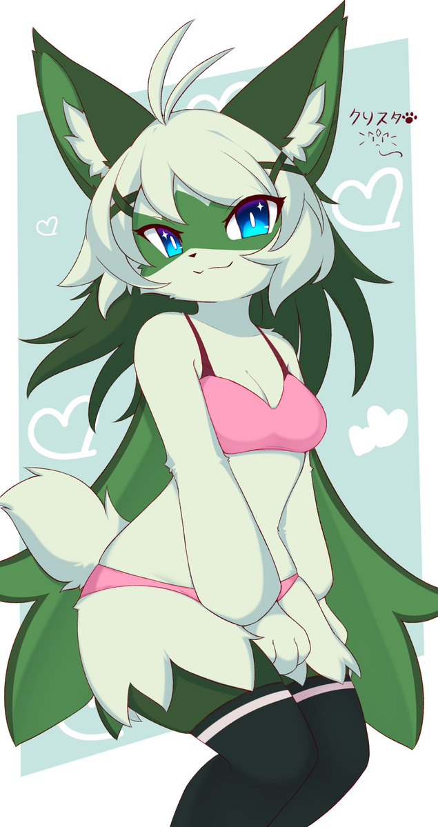 Kryztar_Ice's tweet photo. Underwear version meowscarada for Stravios https://t.co/5uL3EsFapH
