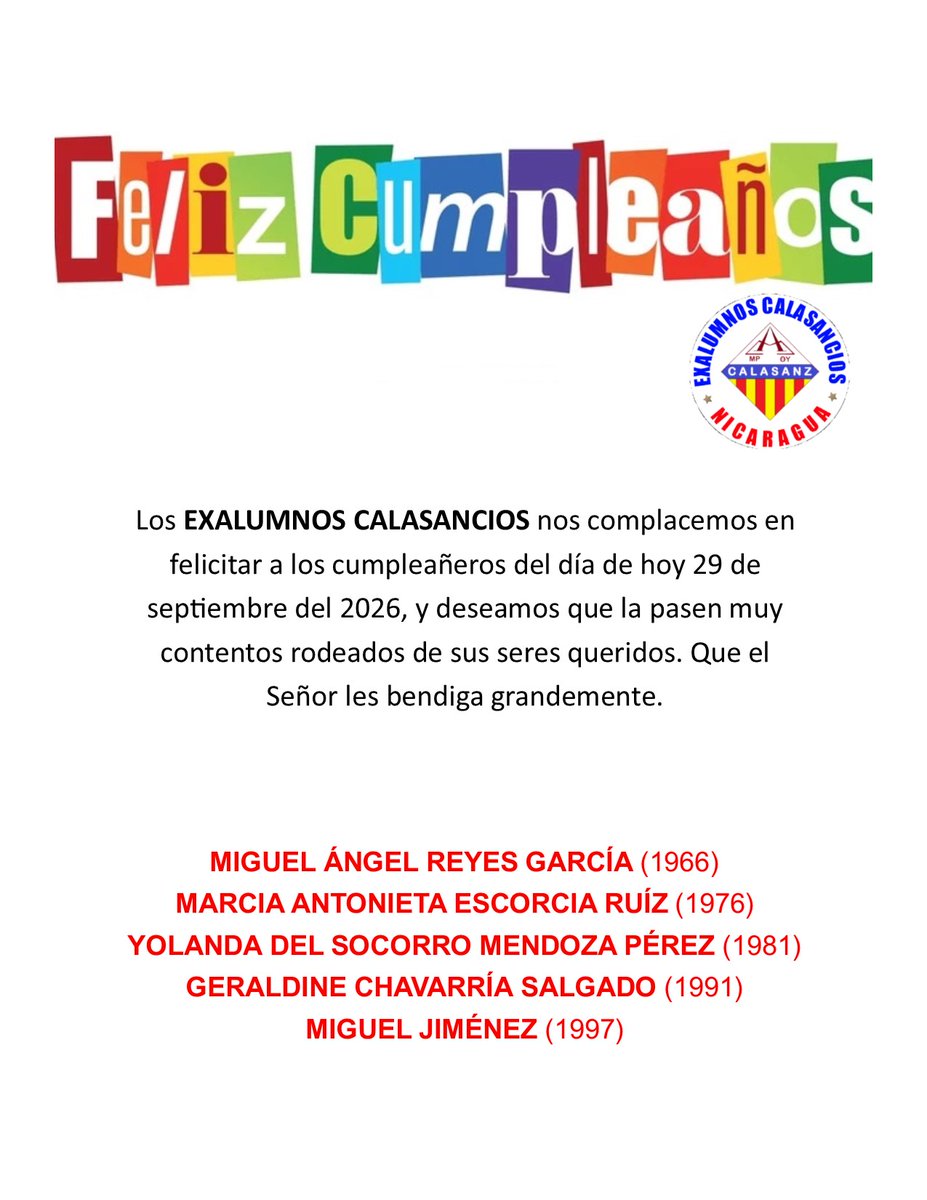 CALASANCIOS's tweet photo. #290926cumpleaños https://t.co/N4eujoxEh1