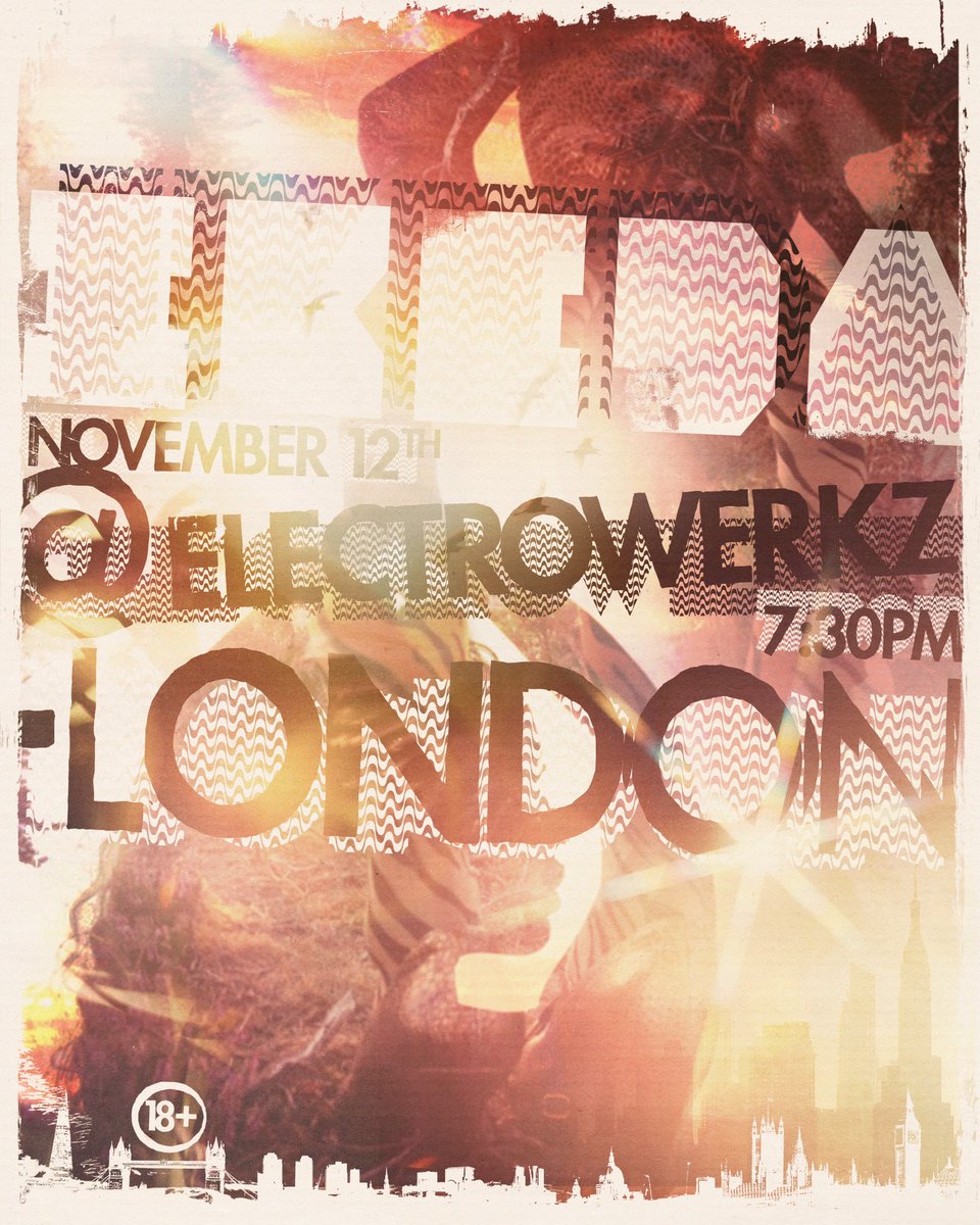 iKeda_music_'s tweet photo. LONDON! 12/11 💋 get ur tickets immediately https://t.co/mVY1UTPBac