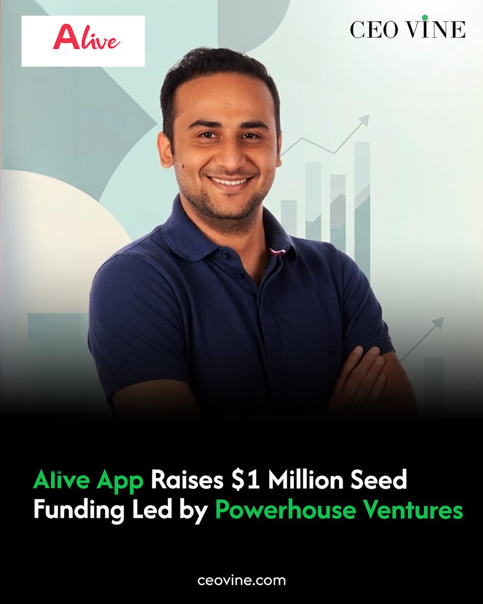 CeoVine's tweet photo. Bengaluru-based experience-tech startup Alive App has raised $1 million in seed funding, with Powerhouse Ventures leading the round and Flipkart Ventures participating.
Read the full story on: https://t.co/SVLddSsvWQ
#AliveApp #PowerhouseVentures #FlipkartVentures #CEOVINE https://t.co/0c70KKNAuH