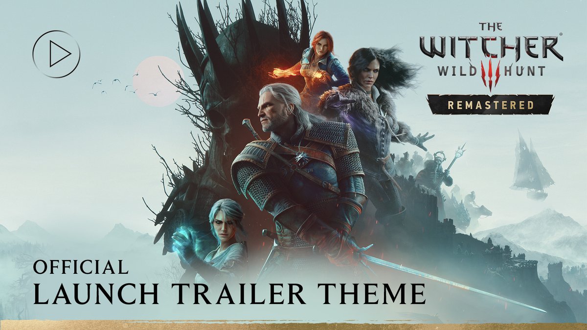 thewitcher's tweet photo. Hear ye, hear ye! The Witcher 3: Wild Hunt — Remastered Orchestral Medley is here 🎶

Melodies from the Continent you know by heart return in a new arrangement, composed by @ptadamczyk and recorded with the Vienna Synchron Orchestra.

Now available on YouTube: https://t.co/LZLw4AULnK

And streaming services: https://t.co/7MtkE5GESv
