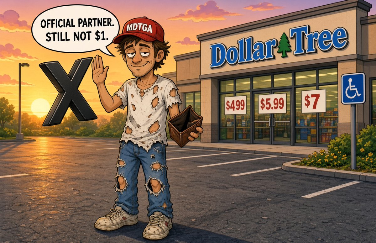 xMDTGA's tweet photo. Just got the blue check. Dollar Tree is officially back on the timeline!🚀

LFG $MDTGA

#dollartreefinds #dollartreehaul #memecoin #solana https://t.co/pdn07j3nXc