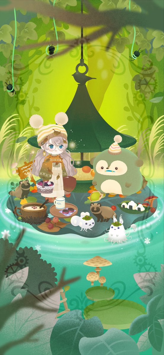 tale_lily's tweet photo. なんだか肌寒い🍂
秋…ですな…🐸

#リヴリー https://t.co/iBw97jmF07