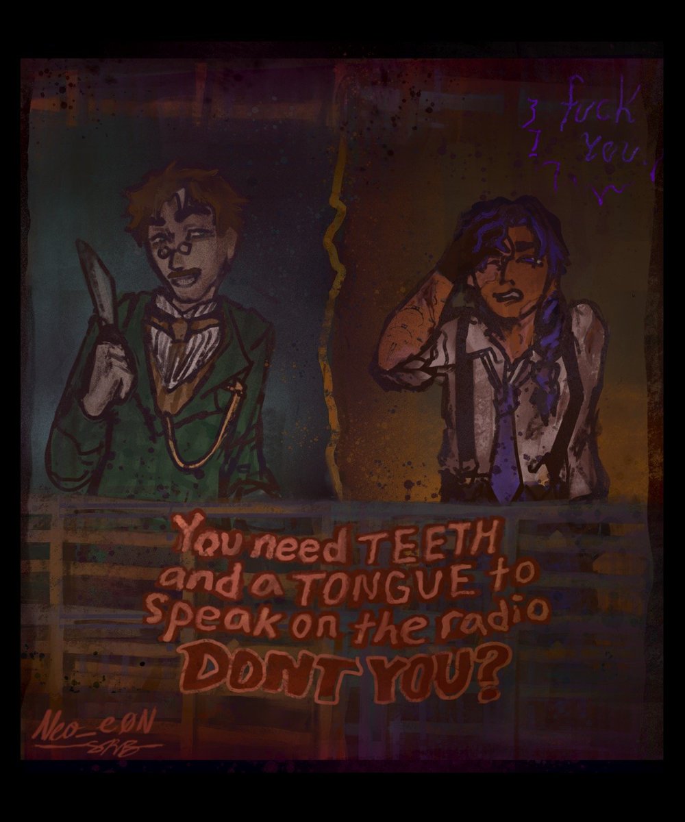 Neo_e0N's tweet photo. // surface tension spoilers

"How many teeth do you have"  
yo chill on ash ray dio 😰🫣
#surfacetension #ashswagfanart #ish13c https://t.co/ExKMM7kqKV