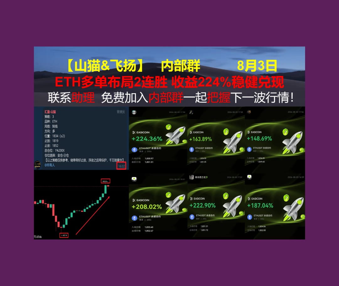 JanettaOransky's tweet photo. They who cannot do as they would,must do as they can.
想提前了解市场热点？及时整理行情重点。加密货币🚧上涨🏰虚拟展览🛬日内操作
TJX公司🥅Oklo核能🤎Caterpillar✖妖币
币安 欧易 BTC 免费合约跟单社区👉 【主页简介】 👈 https://t.co/h7DHXkS4KF