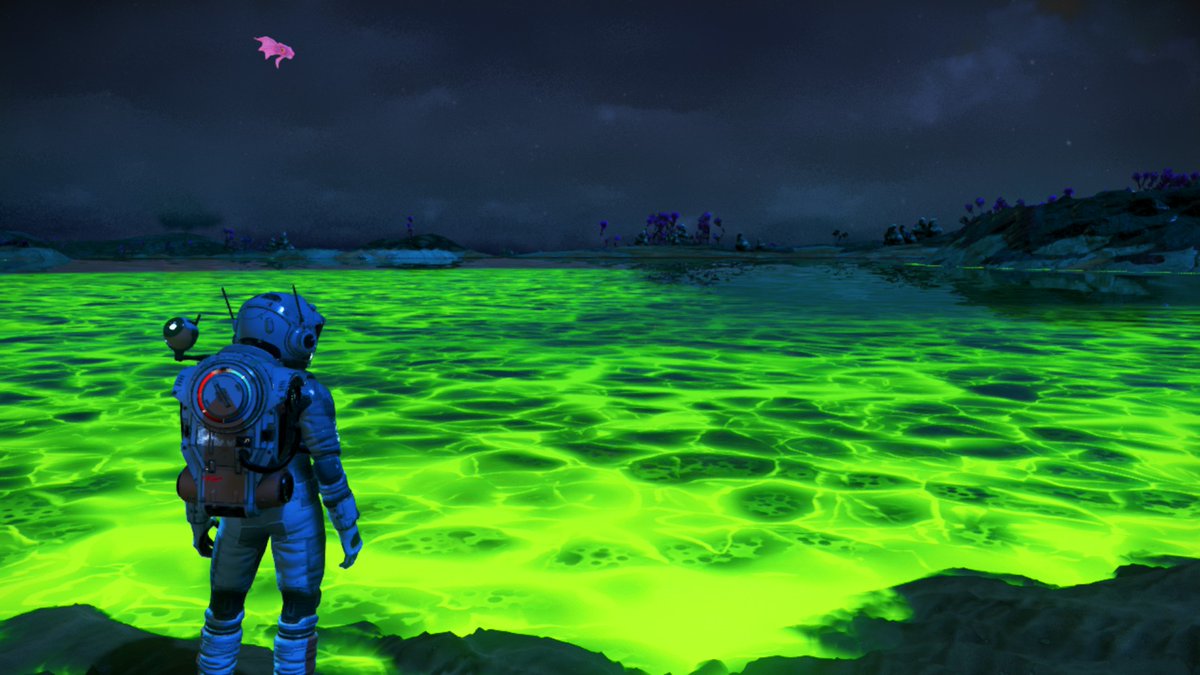 SamWantsDrinks's tweet photo. Oddly calming place. 

Thought the water was radioactive at first but it's harmless. https://t.co/4LwjbT2Qtj