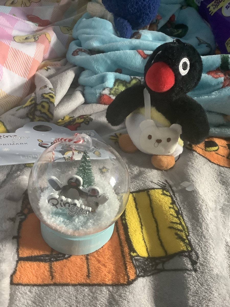 PeelyMaster's tweet photo. Went to Primark and got this for my small Christmas Tree 

It’s a Pingu light up Christmas ornament 
It says Noot Noot Christmas on it 
#hugcorner #pingu #christmas https://t.co/gMkGZIutRf