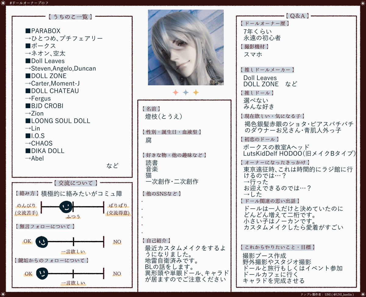 to0oh0e's tweet photo. アカウント作り直したので
よろしくお願いします〜

#ドールオーナーさんと繋がりたい
#ドールオーナープロフ https://t.co/Ln85VZ5Qy5